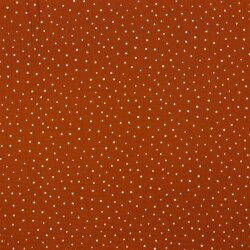 Muslin small dots - light rust