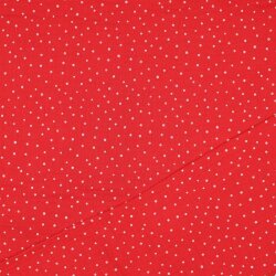 Petits points de mousseline - rouge
