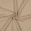 Musselin kleine Punkte - beige