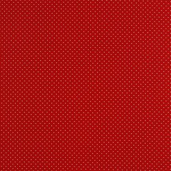 Popeline di cotone 2 mm punti - rosso