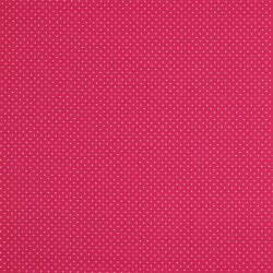 Baumwollpopeline 2mm Punkte - pink