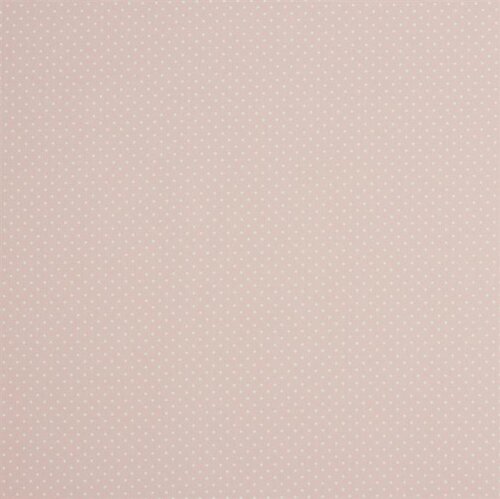 Popeline di cotone 2 mm a pois - rosa antico chiaro
