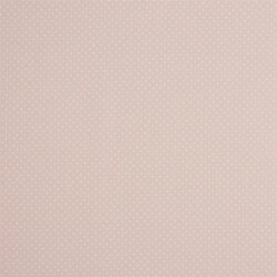 Popeline di cotone 2 mm a pois - rosa antico chiaro