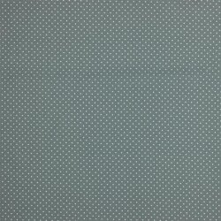Cotton poplin 2mm dots - pebble grey