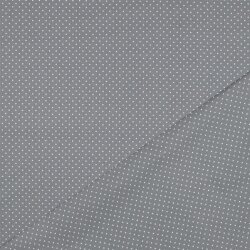 Algodón popelín 2mm puntos - gris guijarro