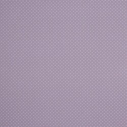 Popeline di cotone 2 mm punti - viola chiaro