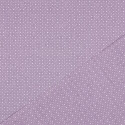 Popelín de algodón puntos 2mm - morado claro