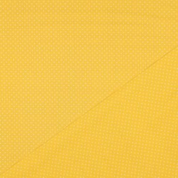 Cotton poplin 2mm dots - summer yellow