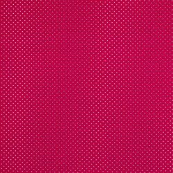 Cotton poplin 2mm dots - dark pink