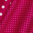 Popelín de algodón de puntos de 2 mm - rosa oscuro