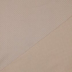 Algodón popelín 2mm puntos - arena