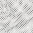 Popelín de algodón de puntos de 2 mm - blanco/negro