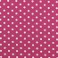 Popelín de algodón de puntos de 8 mm - rosa