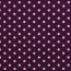 Cotton poplin 8mm dots - purple
