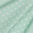 Popeline de coton 8mm points menthe douce