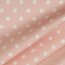 Cotton poplin 8mm dots - light old pink