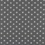 Popeline di cotone 8mm punti - grigio ciottolo