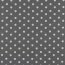 Popeline di cotone 8mm punti - grigio ciottolo