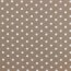 Cotton poplin 8mm dots - dark sand