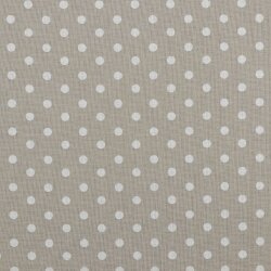 Popeline de coton 8mm points - sable