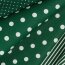 Cotton poplin 8mm dots - dark forest green