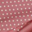 Bavlněný poplín 8mm puntíky - perlově růžová