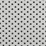 Popeline di cotone 8mm punti - bianco/nero