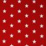 Popelín de algodón 33mm estrellas - rojo