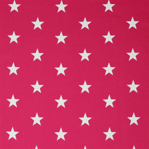 Cotton poplin 33mm stars - pink