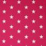 Popeline de coton 33mm étoiles - rose