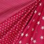 Bavlněný popelín 33mm hvězdy - růžový