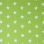 Popeline coton 33mm étoiles - citron vert