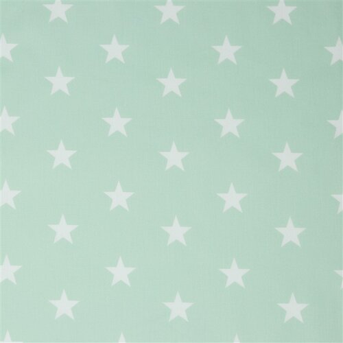 Stelle in popeline di cotone da 33 mm - softmint