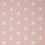 Cotton Poplin 33mm Stars - Light Old Pink