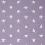 Popeline de coton 33mm étoiles - violet clair
