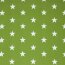 Popelín de algodón 33mm estrellas - kiwi