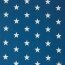 Popelín de algodón 33mm estrellas - azul vaquero