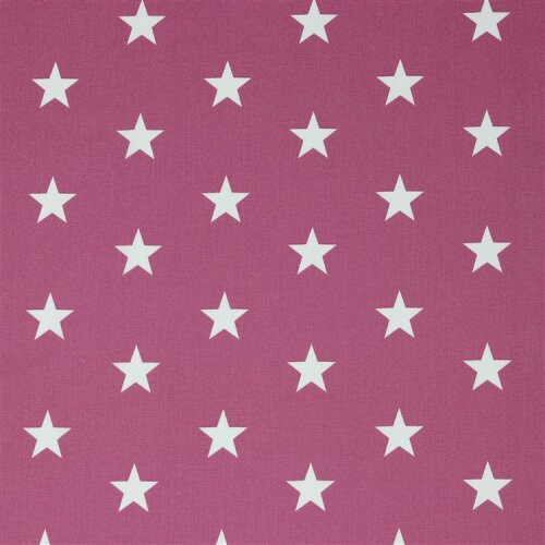 Stelle in popeline di cotone da 33 mm - malva