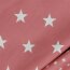 Cotton poplin 33mm stars - pearl pink
