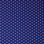 Popeline coton 10mm étoiles - bleu cobalt