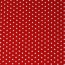 Stelle in popeline di cotone da 10 mm - rosso