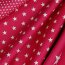Bavlněný popelín 10 mm hvězdy - růžový