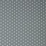 Popeline coton 10mm étoiles - gris silex