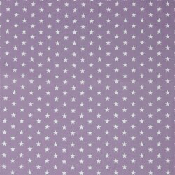 Stelle in popeline di cotone da 10 mm - viola chiaro