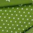 Popeline de coton 10mm étoiles - kiwi