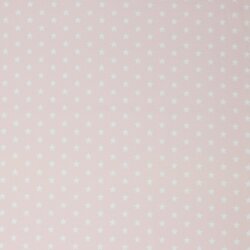 Popeline coton 10mm étoiles - rose clair froid