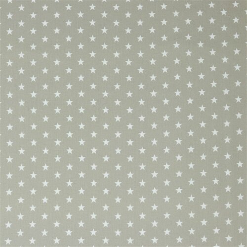 Popeline de coton 10mm étoiles - sable