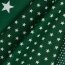 Estrellas de popelina de algodón de 10 mm - verde bosque oscuro