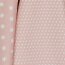 Popeline de coton 4mm étoiles - rose pâle