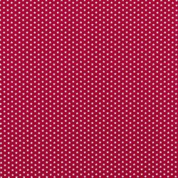 Popeline de coton 4mm étoiles - rose foncé